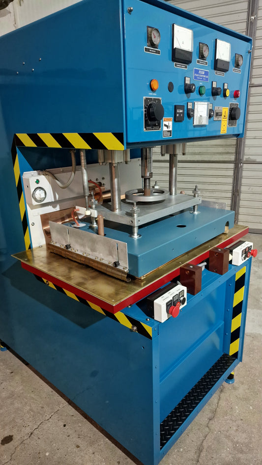 Radio frequency welder press 10 Kw. Maquina de alta frequencia10 Kw.